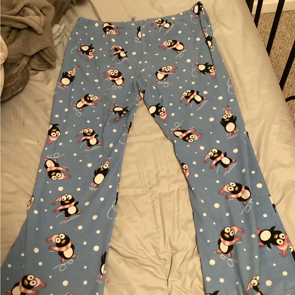 Aeropostale size XL Penguin Print Pajama Pants - Blue